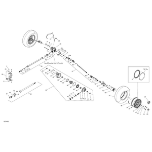 CV Joint by Can-Am 705401407 OEM Hardware 705401407 Off Road Express