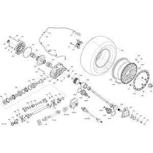 CV Joint by Can-Am 705502412 OEM Hardware 705502412 Off Road Express