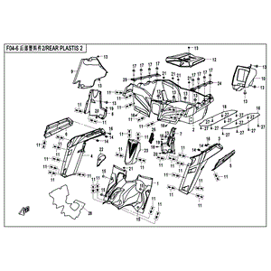 Cvt Air Inlet Grille by CF Moto 7000-042102 OEM Hardware 7000-042102 Northstar Polaris