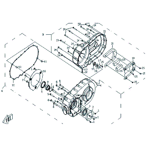 Cvt Case (For Mc&Hl ) by CF Moto 0180-013101-0080 OEM Hardware 0180-013101-0080 Northstar Polaris