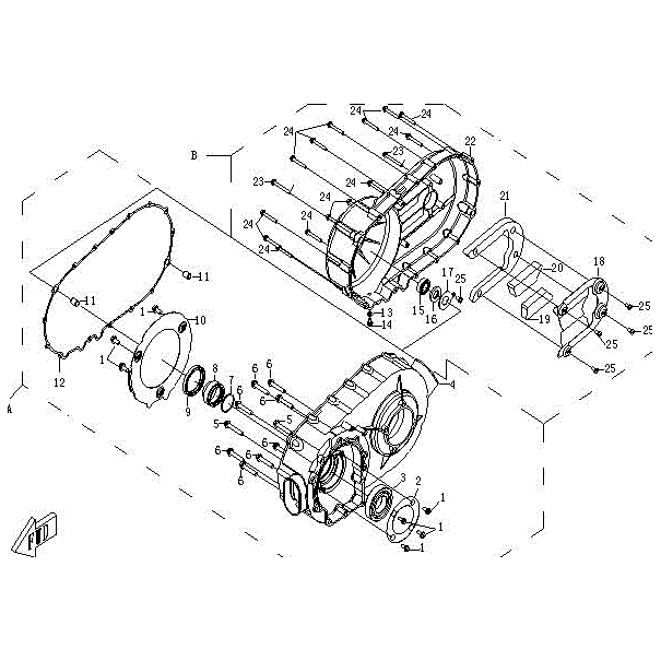 Cvt Case (For Mc&Hl ) by CF Moto