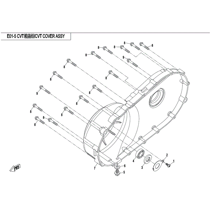 Cvt Cover by CF Moto