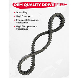 CVT Drive Belt for Kawasaki Teryx 800 / Teryx 4 by Kemimoto B0901-05401BK Drive Belt OEM Equivalent B0901-05401BK Kemimoto