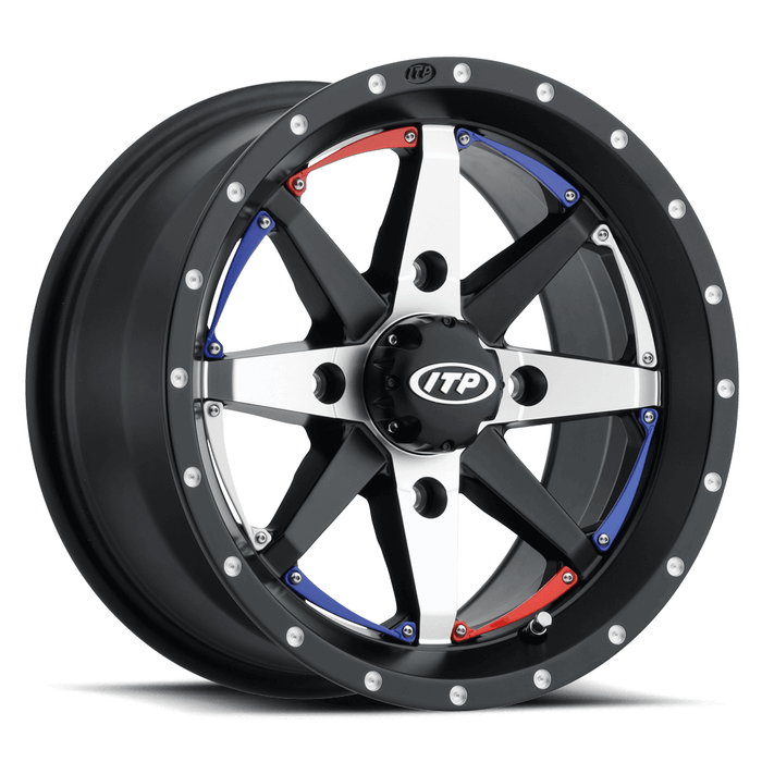 Cyclone® 14x7 Black w/ Machined Wheel by ITP