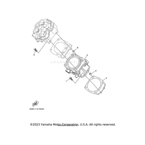 Cylinder 1 by Yamaha 2MB-E1311-00-00 OEM Hardware 2MB-E1311-00-00 Off Road Express