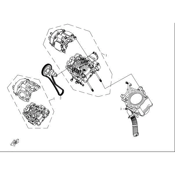 Cylinder Assy by CF Moto