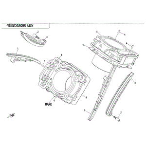 Cylinder Body Mark 1 by CF Moto 0800-023100-0001 OEM Hardware 0800-023100-0001 Northstar Polaris