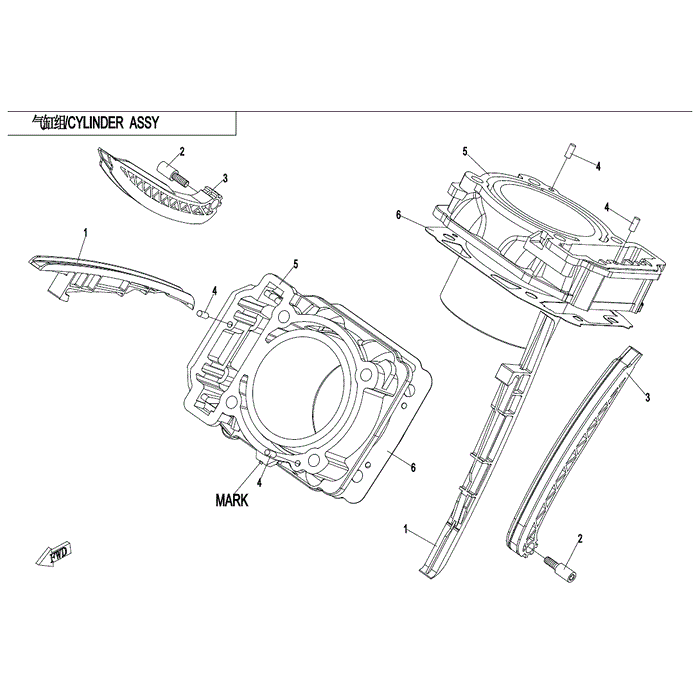 Cylinder Body Mark 1 by CF Moto