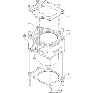 Cylinder Comp. By Arctic Cat 0804-056 OEM Hardware 0804-056 Off Road Express