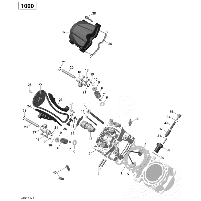 Cylinder Front Assy by Can-Am