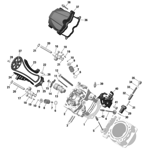 Cylinder Head Assy by Can-Am 420623931 OEM Hardware 420623931 Off Road Express Drop Ship