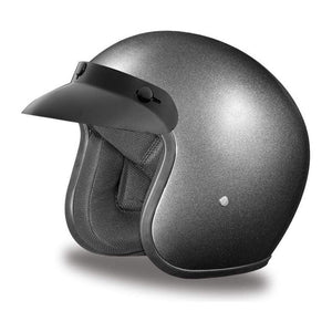 D.O.T. Daytona Cruiser- Gun Metal Grey Metallic by Daytona Helmets Open Face Helmet Daytona Helmets