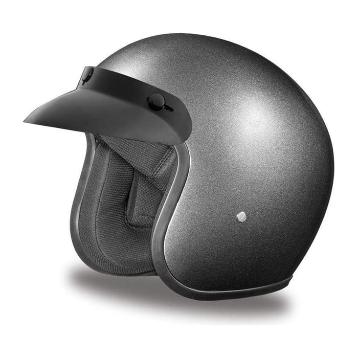 D.O.T. Daytona Cruiser- Gun Metal Grey Metallic by Daytona Helmets