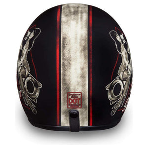 D.O.T. Daytona Cruiser- W/ Built For Speed by Daytona Helmets Open Face Helmet Daytona Helmets