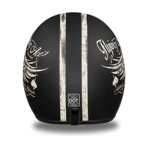 D.O.T. Daytona Cruiser- W/ Flying Ace's by Daytona Helmets Open Face Helmet Daytona Helmets