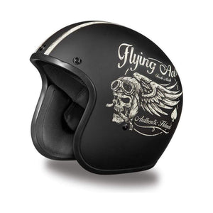 D.O.T. Daytona Cruiser- W/ Flying Ace's by Daytona Helmets Open Face Helmet Daytona Helmets