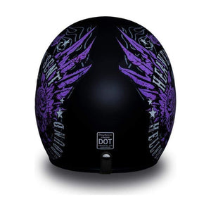 D.O.T. Daytona Cruiser- W/ Heaven Sent Daytona Helmets Open Face Helmet Daytona Helmets