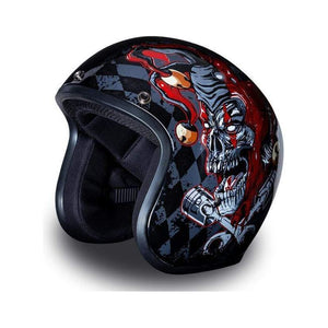 D.O.T. Daytona Cruiser- W/ Joker Daytona Helmets Open Face Helmet Daytona Helmets