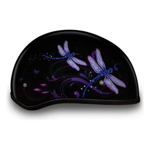 D.O.T. Daytona Skull Cap W/O Visor W/ Dragonfly by Daytona Helmets Half Helmet Daytona Helmets