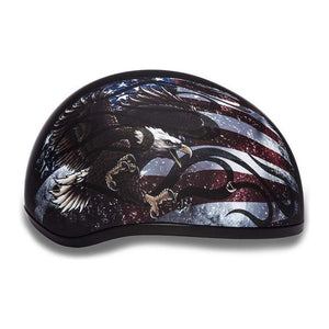 D.O.T. Daytona Skull Cap W/O Visor W/USA by Daytona Helmets Half Helmet Daytona Helmets