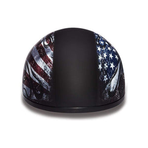 D.O.T. Daytona Skull Cap W/O Visor W/USA by Daytona Helmets Half Helmet Daytona Helmets