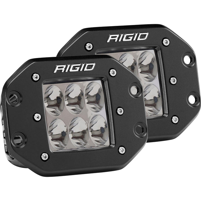 D-Series Pro Driving Flush Mount Light Pair by Rigid