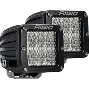 D-Series Pro Specter Diffused Pair Standard Mount by Rigid 502513 Fog / Spot Light 652-502513 Western Powersports Drop Ship