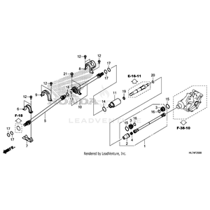 Damper Assembly, Propeller Shaft Cam by Honda 40720-HL7-A21 OEM Hardware 40720-HL7-A21 Off Road Express Drop Ship