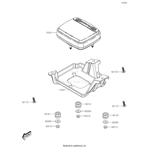 Damper by Kawasaki 92161-Y044 OEM Hardware 92161-Y044 Off Road Express Peach St