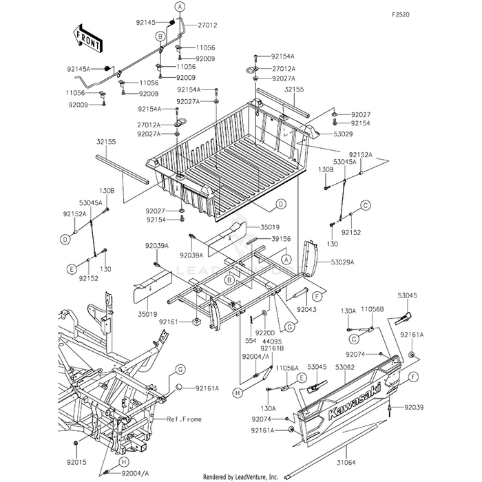 Damper,Gas by Kawasaki