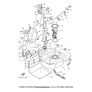 Damper, Plate 1 by Yamaha 2HC-F414H-00-00 OEM Hardware 2HC-F414H-00-00 Off Road Express