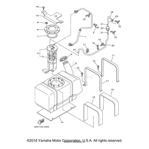 Damper, Plate 1 by Yamaha 5UG-F414H-00-00 OEM Hardware 5UG-F414H-00-00 Off Road Express