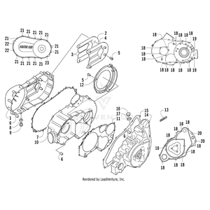 Damper, V-Belt Cover No.1 By Arctic Cat 0806-015 OEM Hardware 0806-015 Off Road Express