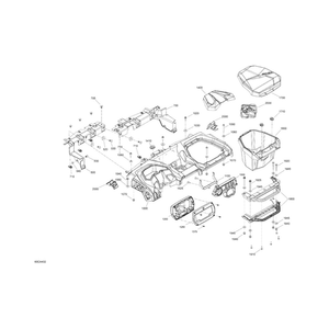 Dashboard Assy by Can-Am 715008565 OEM Hardware 715008565 Off Road Express Peach St