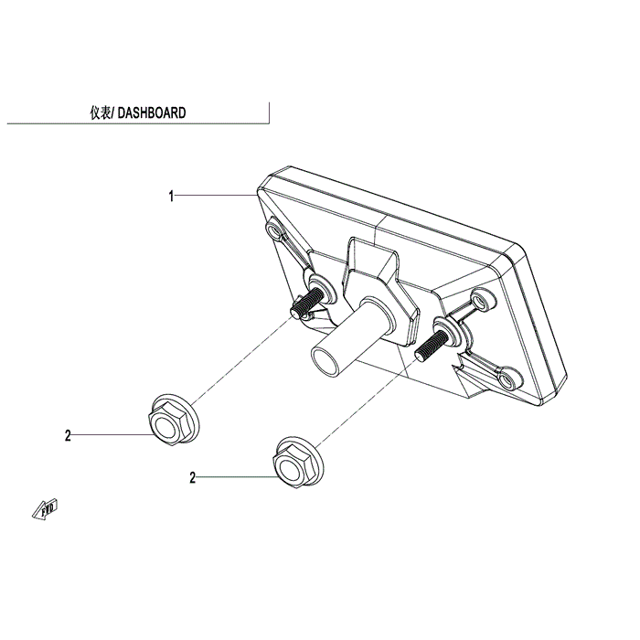 Dashboard Assy by CF Moto