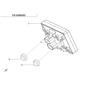 Dashboard by CF Moto 5BYV-171000-A100 OEM Hardware 5BYV-171000-A100 Northstar Polaris