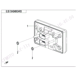 Dashboard by CF Moto 5HYV-171000-1C00 OEM Hardware 5HYV-171000-1C00 Northstar Polaris