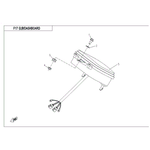 Dashboard by CF Moto 7030-170200-10000 OEM Hardware 7030-170200-10000 Northstar Polaris