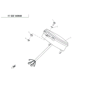 Dashboard by CF Moto 7030-170200-10001 OEM Hardware 7030-170200-10001 Northstar Polaris