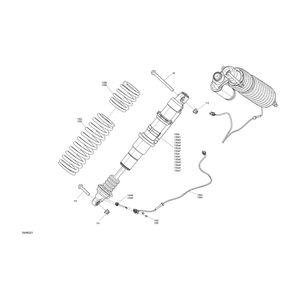 Dazzling Blue, Compression Spring by Can-Am 706204318 OEM Hardware 706204318 Off Road Express Peach St