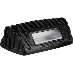 Dc Scene 1"X2" Light Black W/Amber Leds by Rigid 86630 Fog / Spot Light 652-86630 Western Powersports