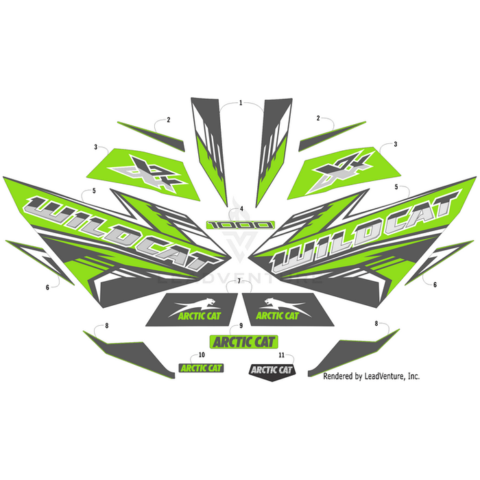 Decal, 1000 By Arctic Cat