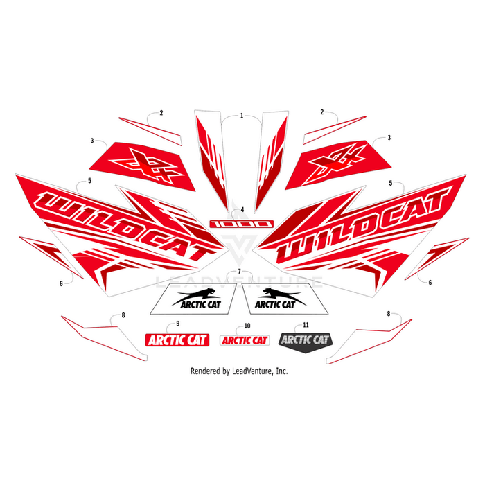 Decal, 1000 By Arctic Cat