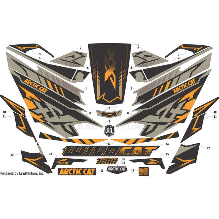 Decal, 1000 By Arctic Cat