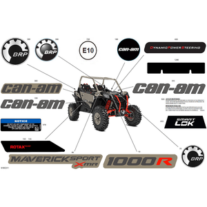 Decal 1000R by Can-Am 704908854 OEM Hardware 704908854 Off Road Express Peach St