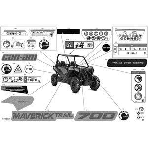 Decal 700 by Can-Am 704908853 OEM Hardware 704908853 Off Road Express Peach St