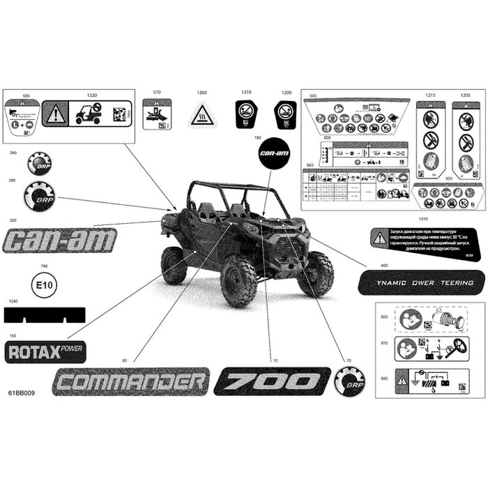 Decal 700 by Can-Am