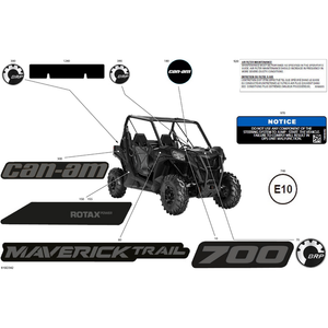 Decal 700 by Can-Am 704908914 OEM Hardware 704908914 Off Road Express