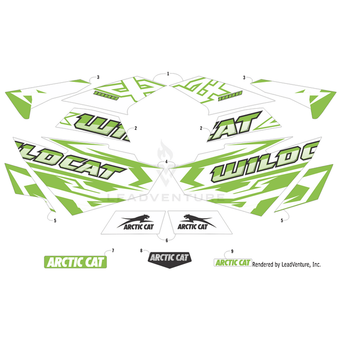 Decal, Arctic Cat By Arctic Cat