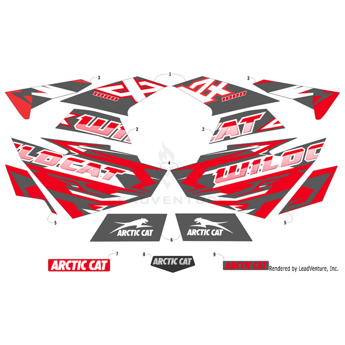 Decal, Arctic Cat By Arctic Cat